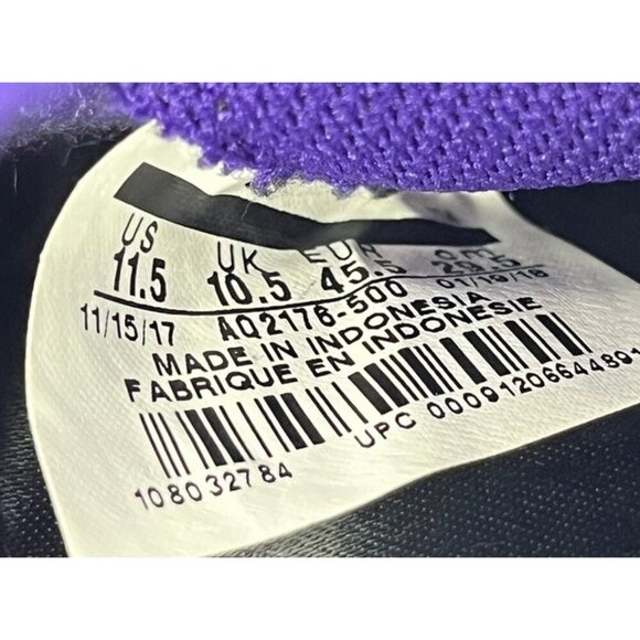 Nike Vandal High Court Mens Purple Satin Sneakers Shoes Size 11.5 | AQ2176-500 - Picture 9 of 9